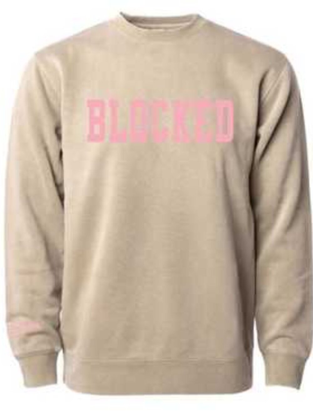 Barstool Sports Call her Daddy blocked crewneck in natural